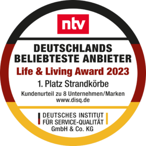 Les fournisseurs les plus populaires d'Allemagne 2023 Korbwerk gagne dans la catégorie des chaises de plage !
