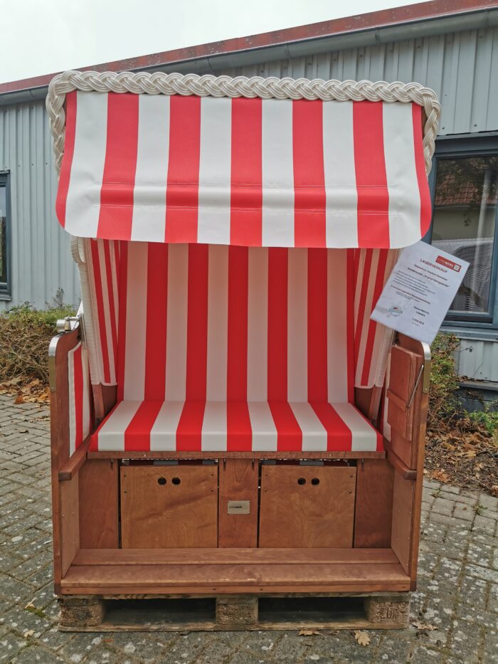 Lagerverkauf original Heringsdorfer rot/ weiß gestreift