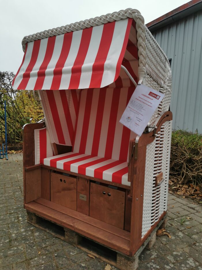 Lagerverkauf original Heringsdorfer rot/ weiß gestreift – Bild 2
