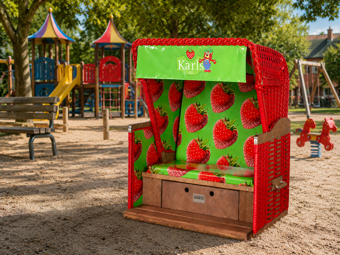 Kinder Strandkorb Karl's Erdbeerhof Ostseeform – Bild 3