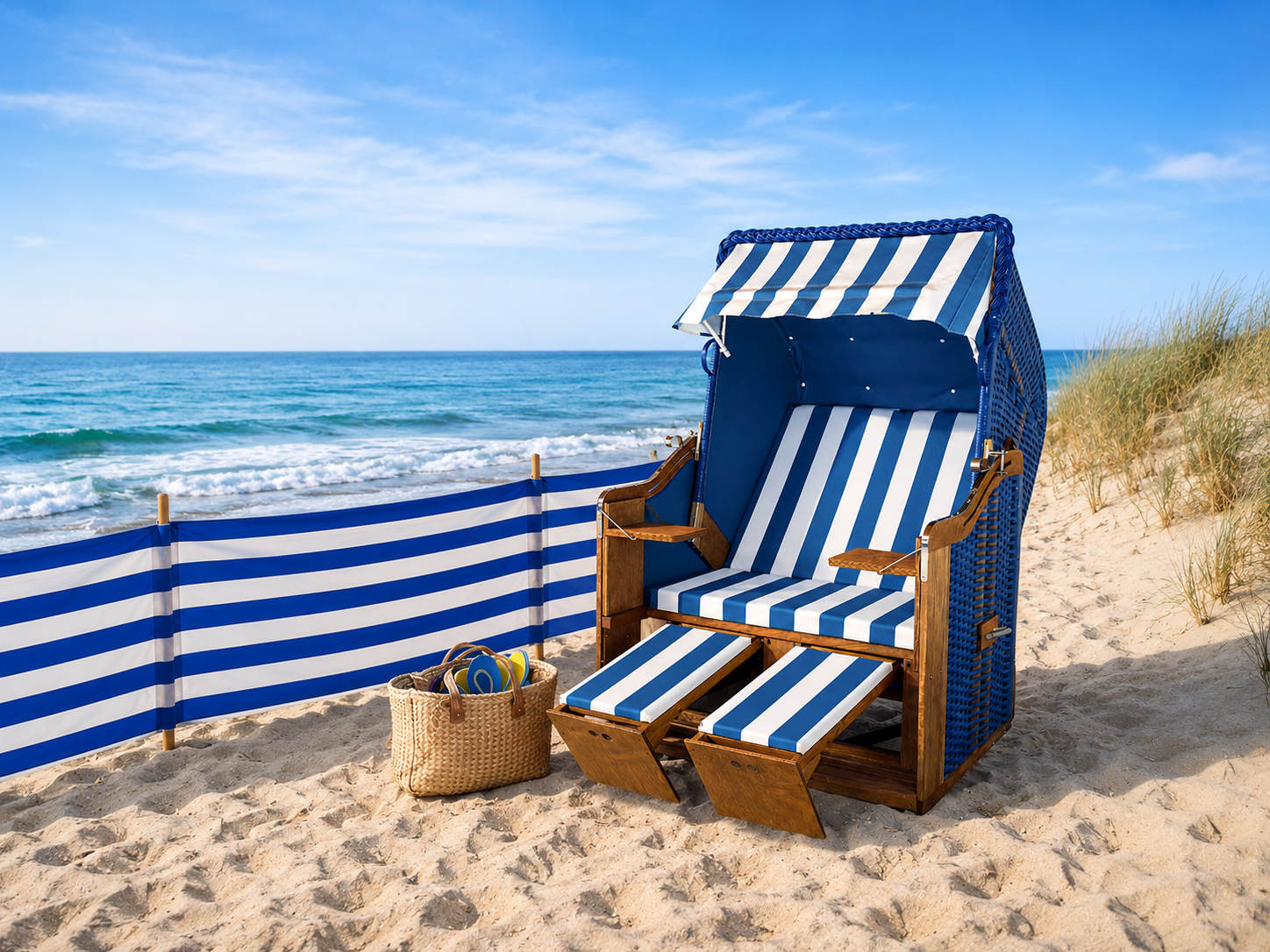 „Brillantblau“ Zweisitzer Ostseeform Halblieger – Bild 2