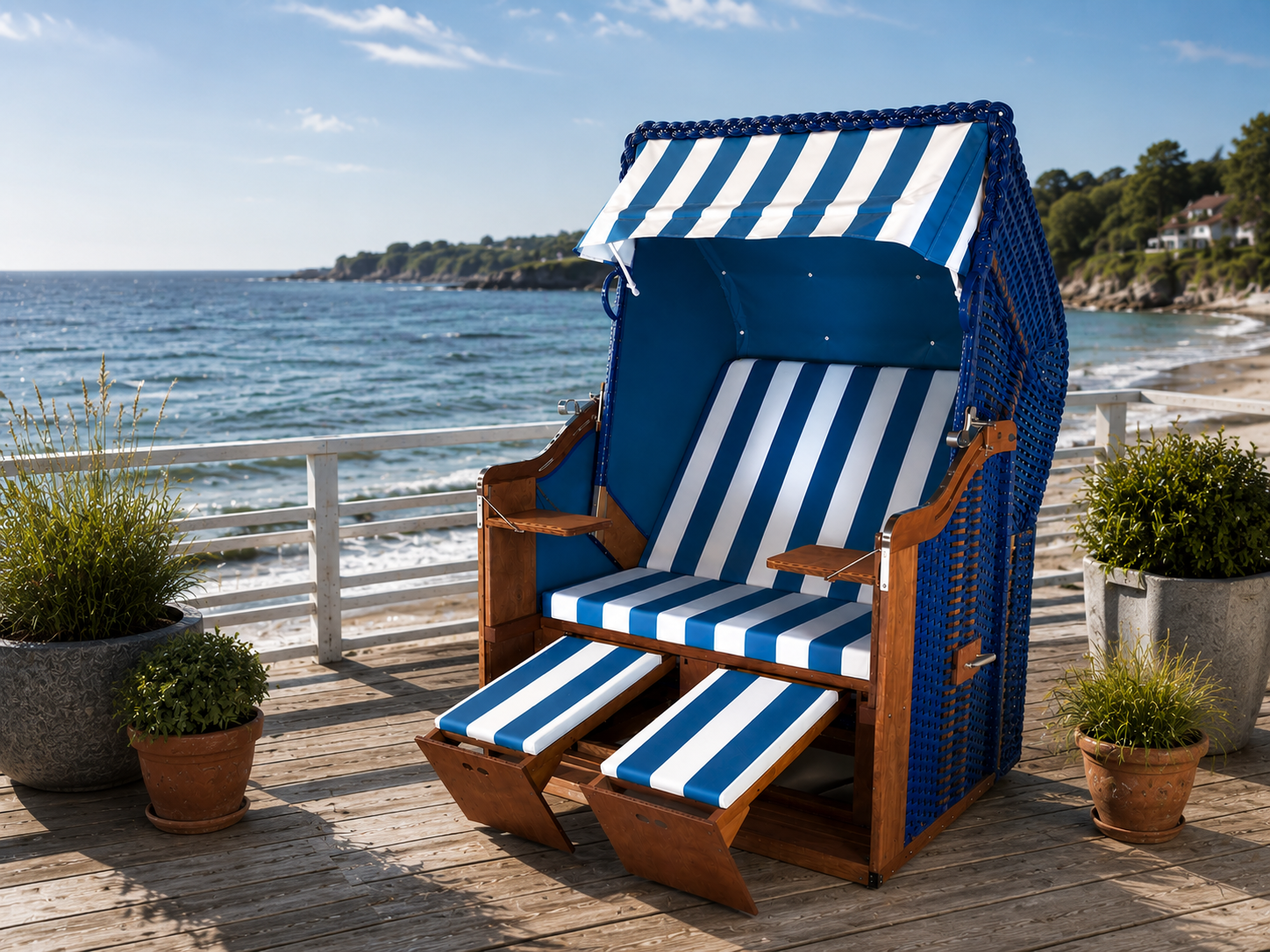 „Brillantblau“ Zweisitzer Ostseeform Halblieger – Bild 4